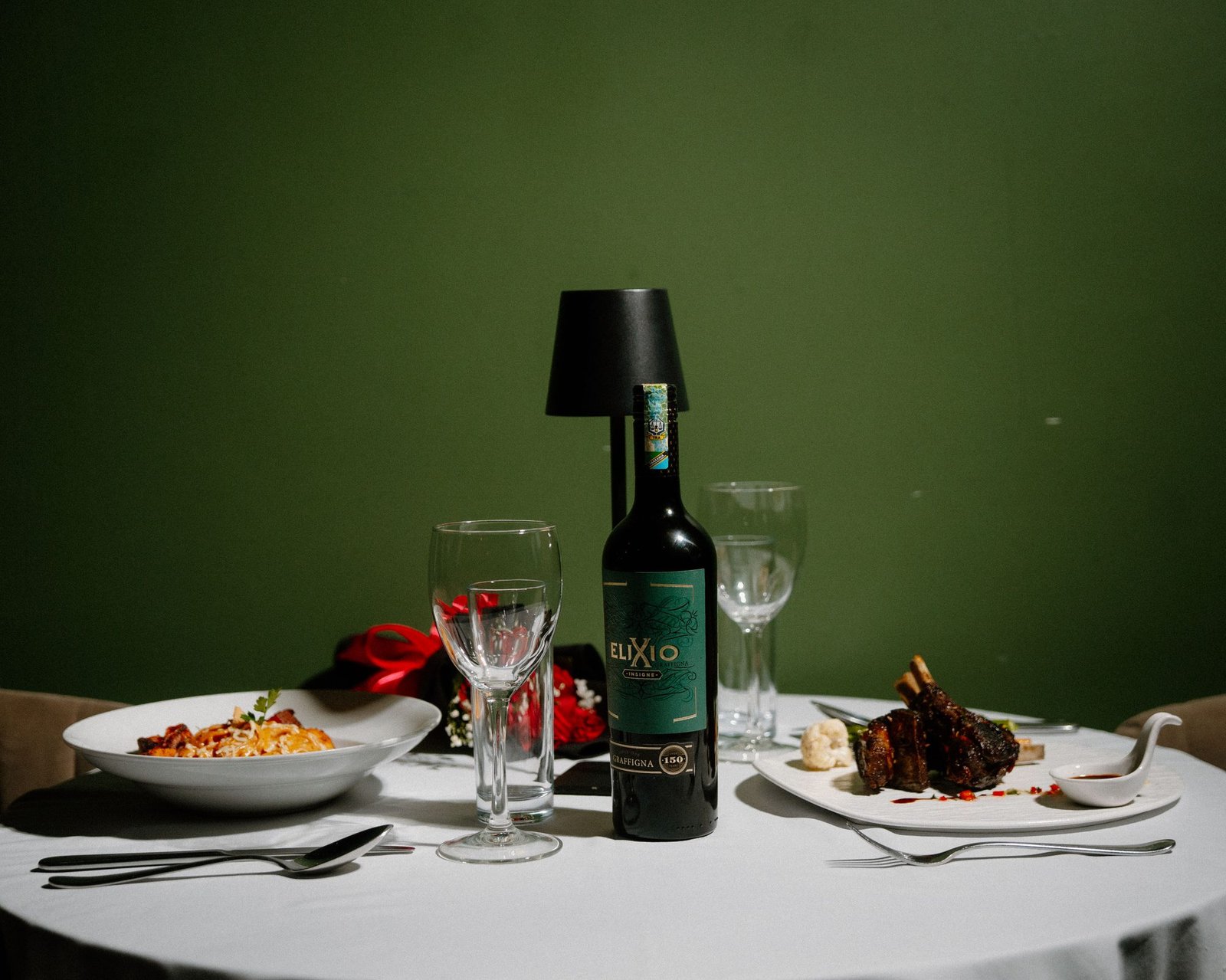 A table set at Upper Deck, Masaki
